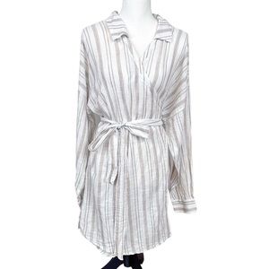 Asos cotton lightweight wrap dress 14 cotton